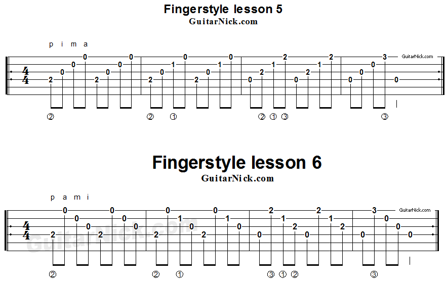 fingerstyle-lesson-5-6-guitar-tab