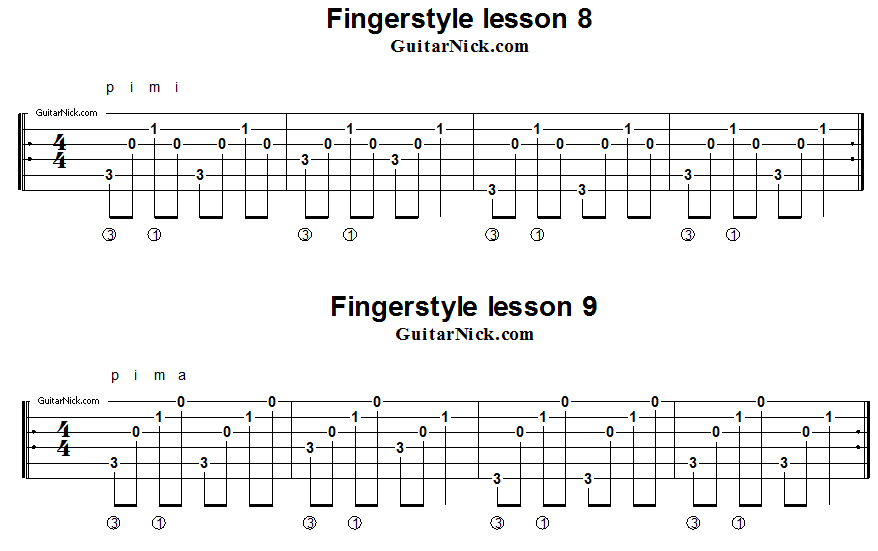 fingerstyle-lesson-8-9-guitar-tab