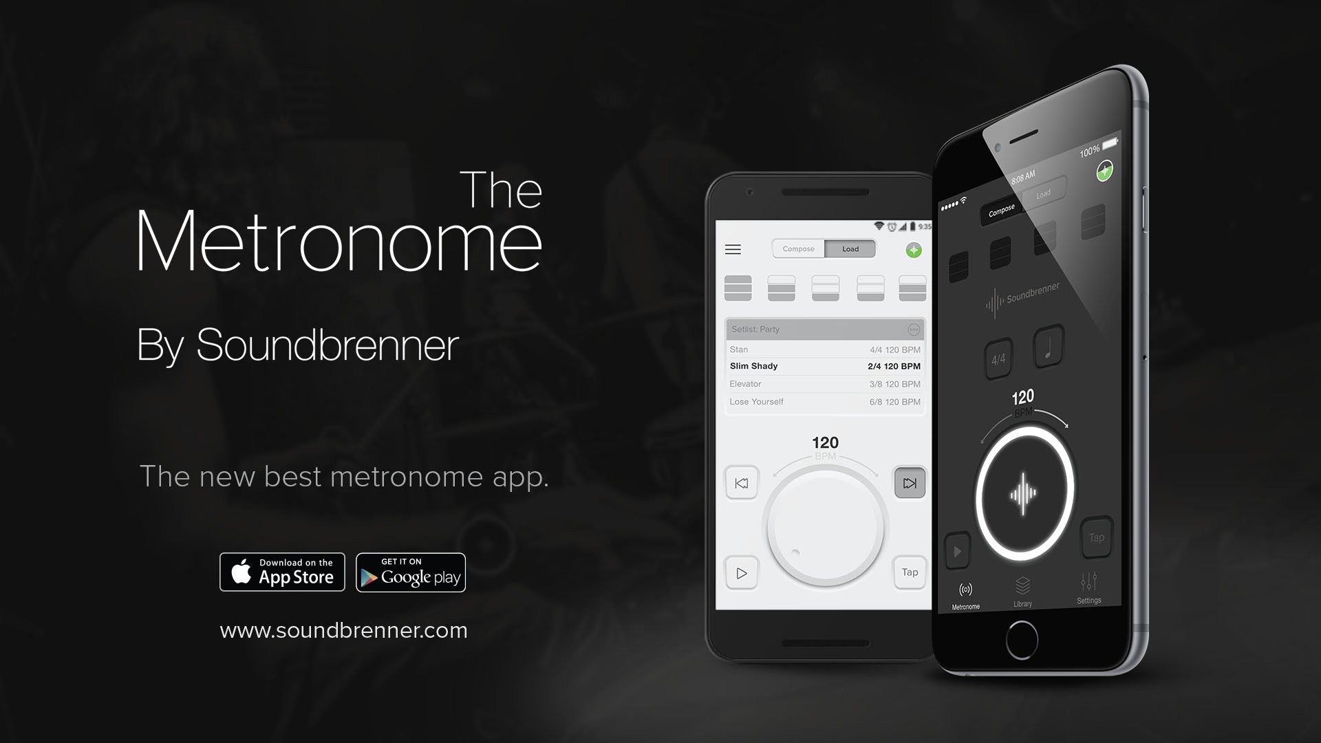 Скачать метроном на андроид: Mobile Metronome Pro, Soundbrenner, Loopz