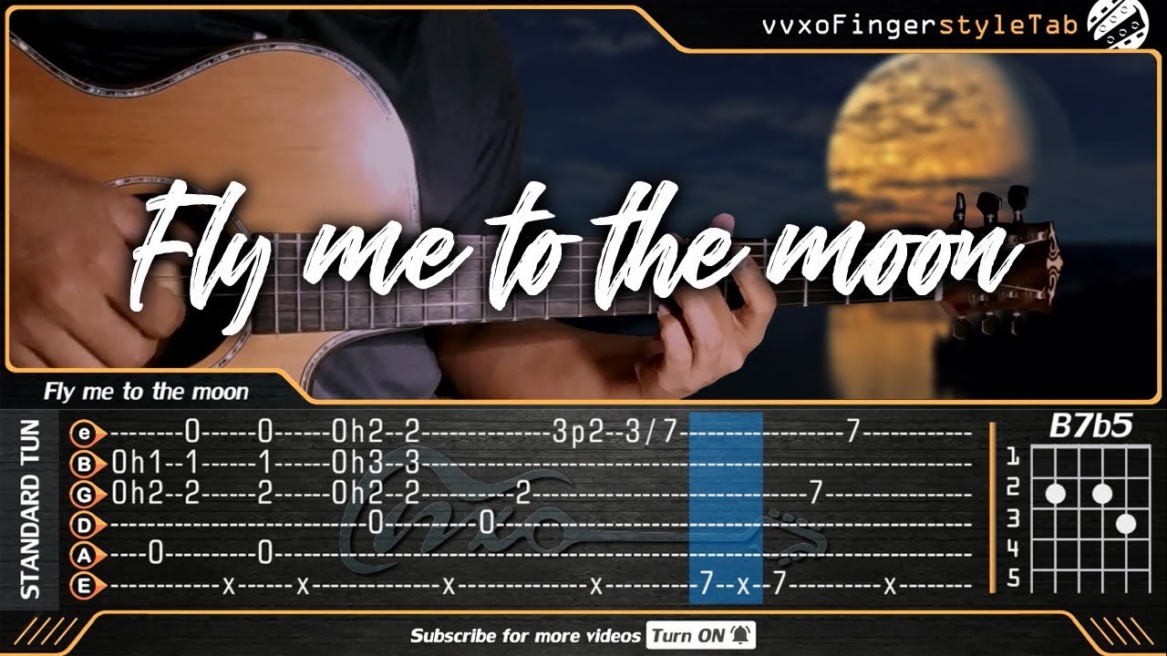 sungha jung tabs fly me to the moon