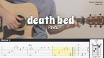 Powfu ft. beabadoobee — death bed, finger tab (PDF)