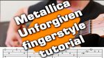 Metallica — The Unforgiven, finger tab